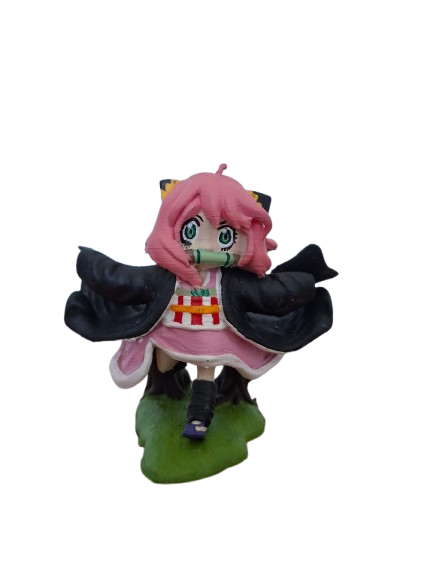 Anya Forger com vestes da Nezuko | SPY x family 