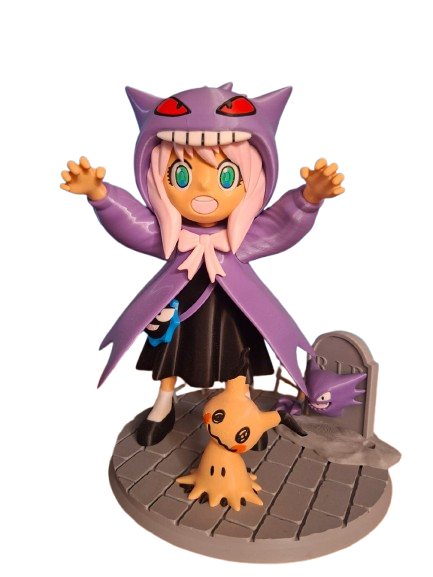 Anya Forger com vestes de pokémon | SPY x family 